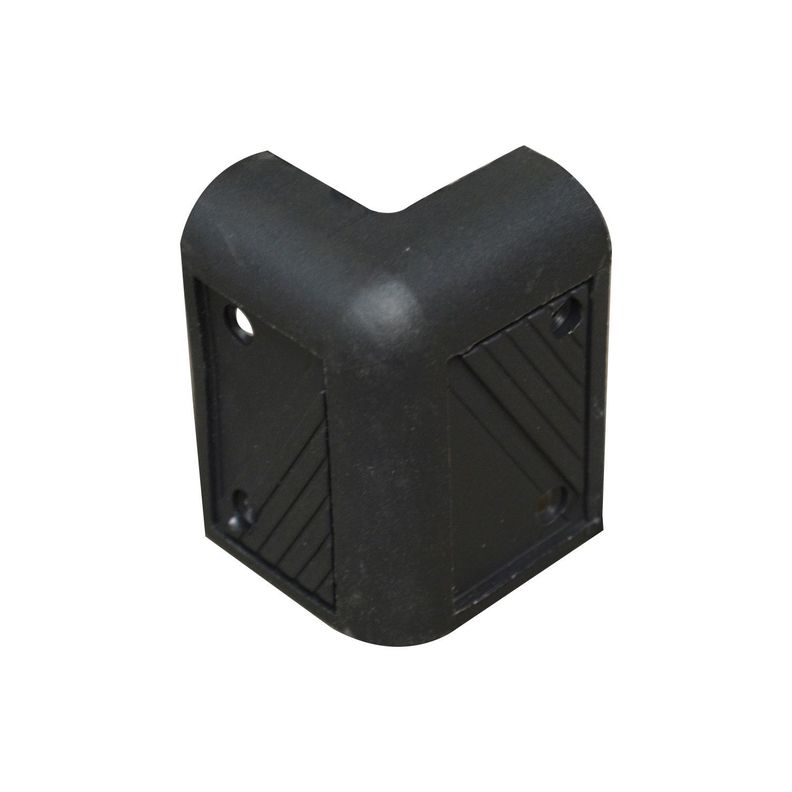 ESQUINERO PLASTICO RECTO GRANDE NEGRO MEKSE-0