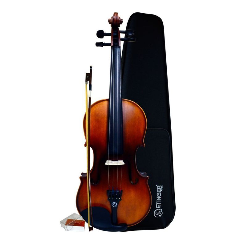 VIOLIN 3/4 SOLIDO SUPERIOR MA-218 C/ ESTUCHE ARCO WENGE ETINGER-0