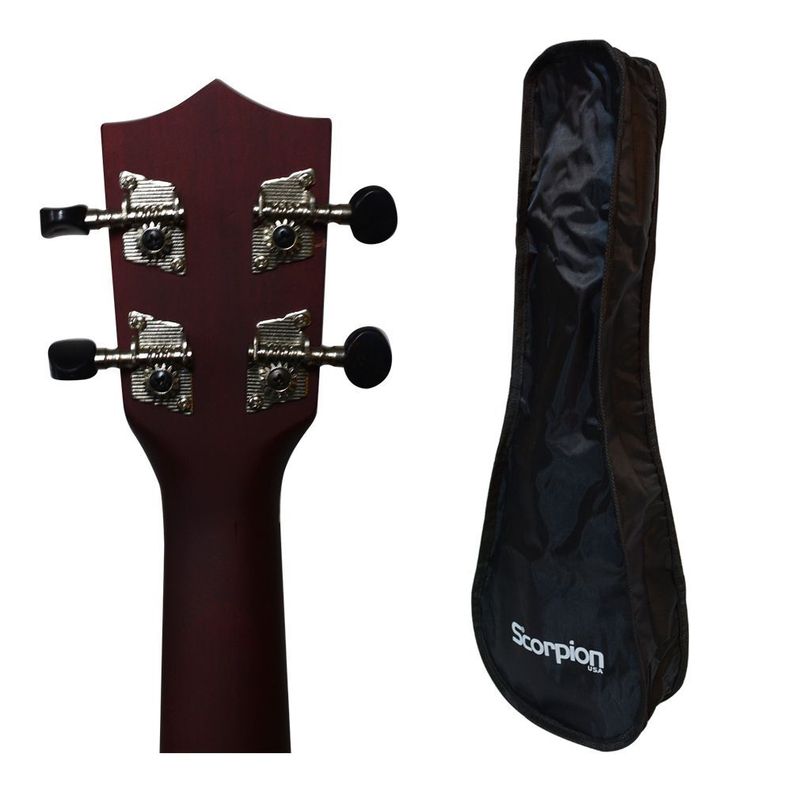 UKELELE NATURAL ACABADO MATE MOD.KEANA 3 SCORPION-3