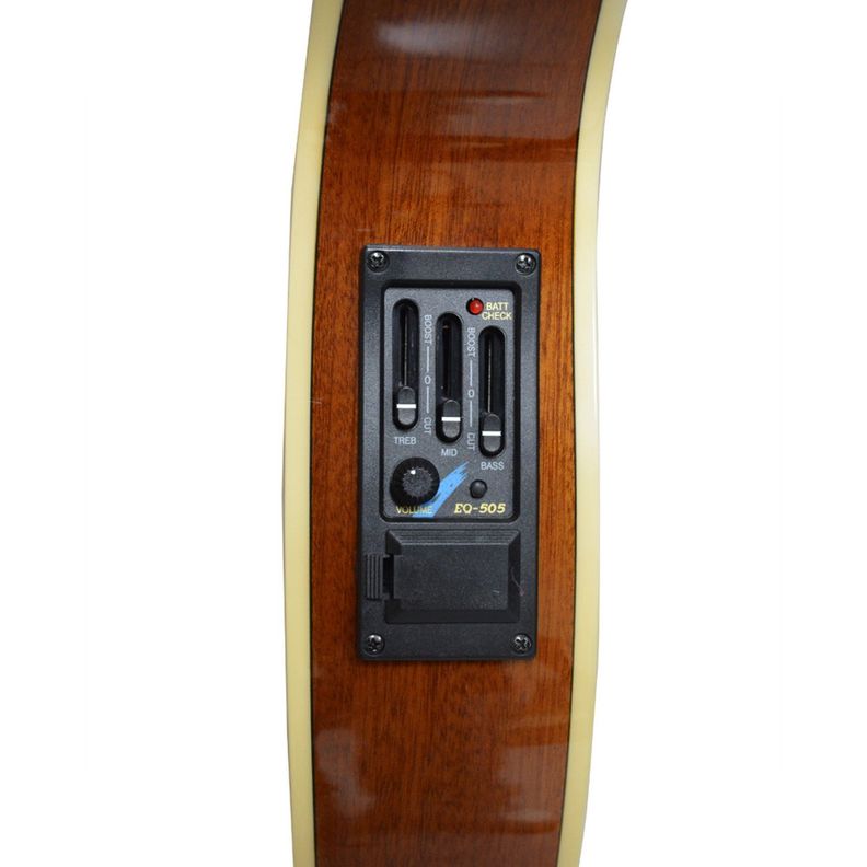 GUITARRA ELECTROACUSTICA 40" NATURAL CORTE CUTAWAY ZARAGOZA-4