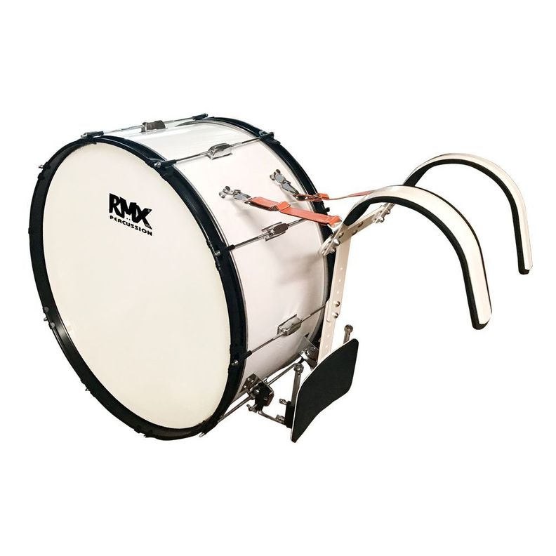BOMBO DE BANDA 26X14 CON ARNES MBS2614SLA RMX Blanco