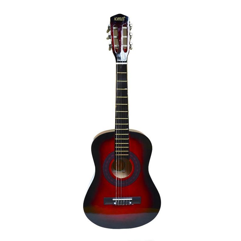 GUITARRA CLASICA 31" ROJO ML-102 ACAPULCO-0