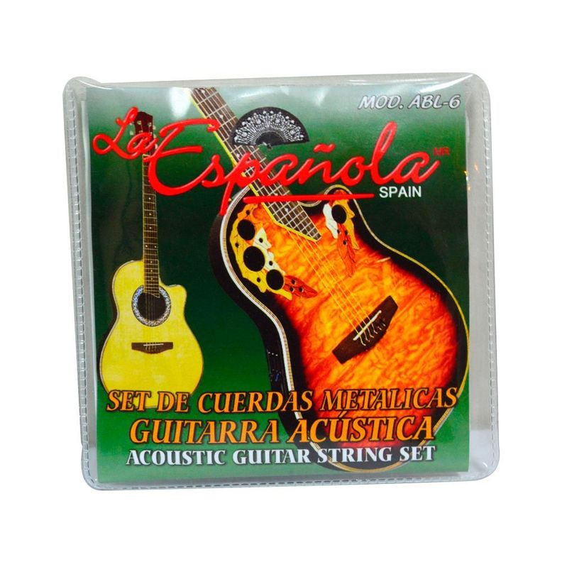 SET DE CUERDAS PARA GUITARRA ACÚSTICA MOD.ABL-6 LA ESPAÑOLA-0