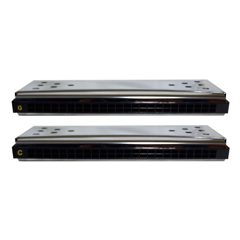 ARMONICA DOBLE CROMADA MOD.MAT-242 MEISTEHAFT-1