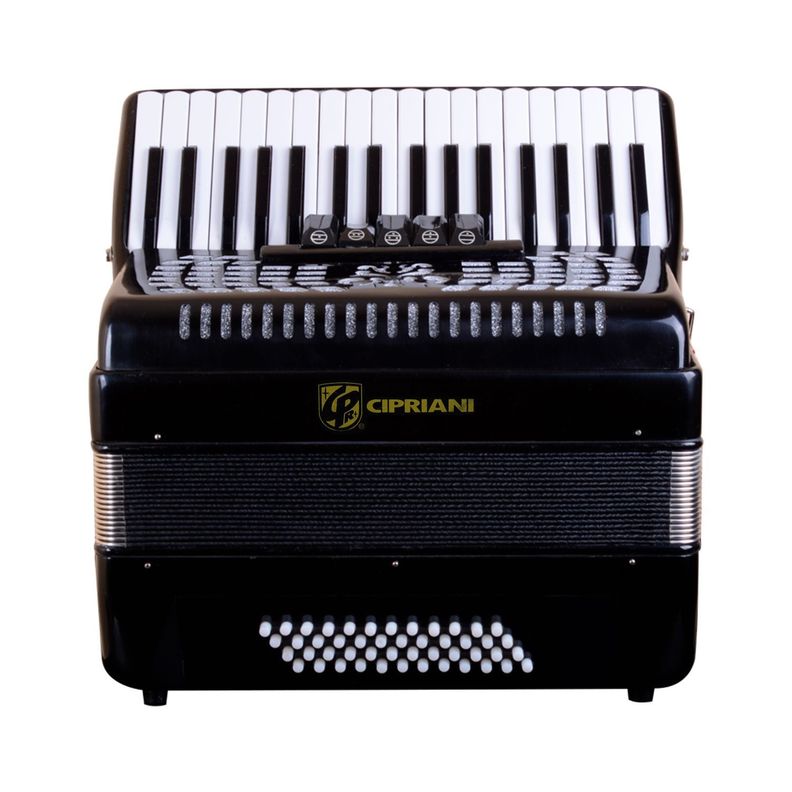 ACORDEON 48 BAJOS 5 REGISTROS NEGRA CPA-48-5NR CIPRIANI-1