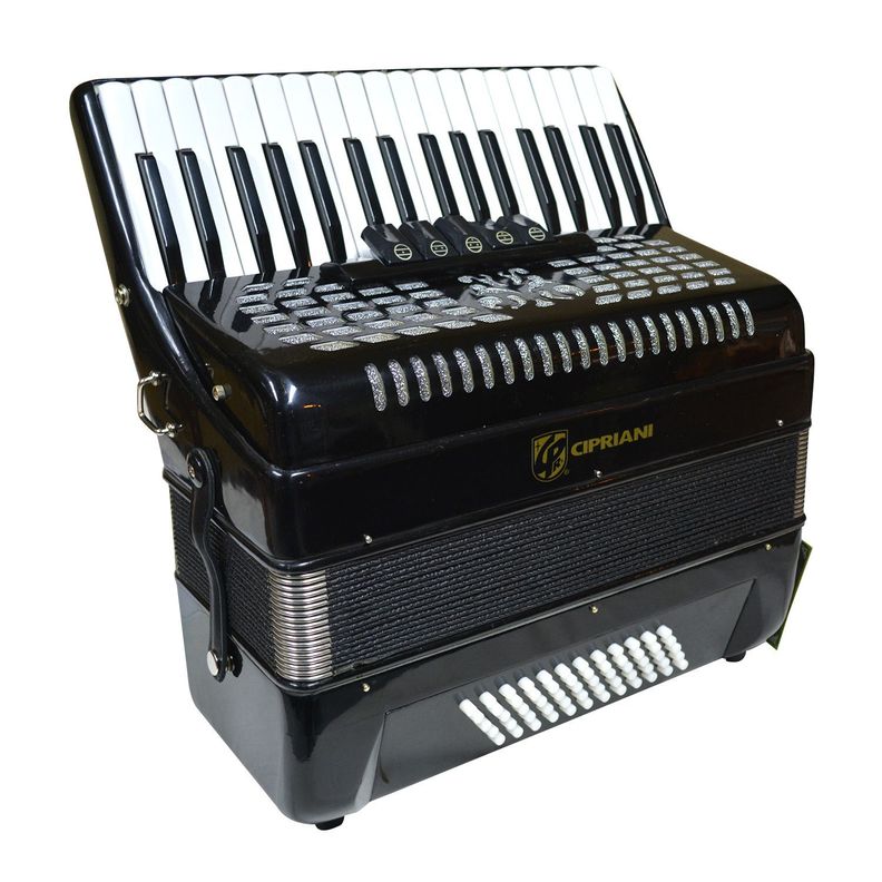 ACORDEON 48 BAJOS 5 REGISTROS NEGRA CPA-48-5NR CIPRIANI-2