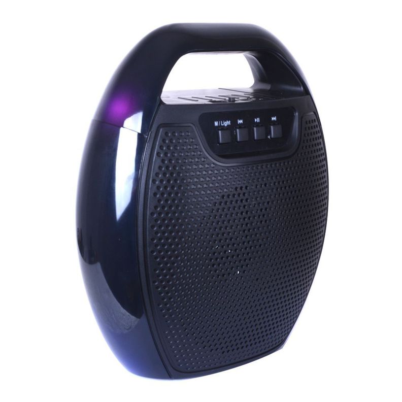 Parlante Portatil Negro Pulgadas Bluetooth/mp3/fm/led-1