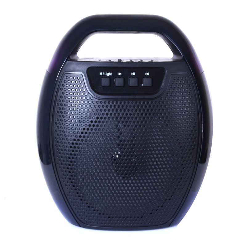 Parlante Portatil Negro Pulgadas Bluetooth/mp3/fm/led-2