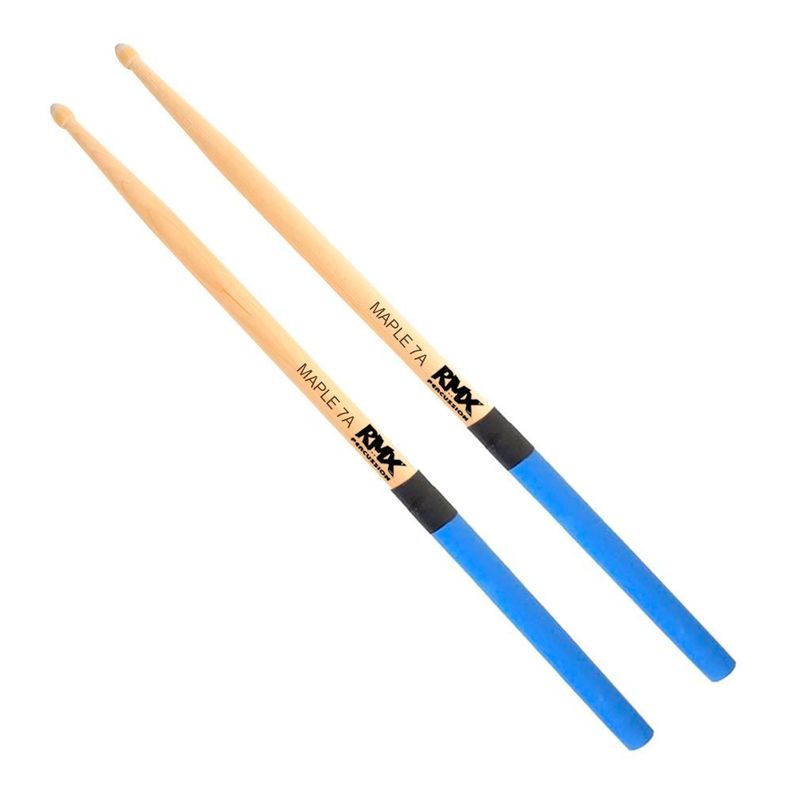 BAQUETA 7A PUNTA DE MADERA MAPLE CON ANTIDESLIZANTE RMX-0