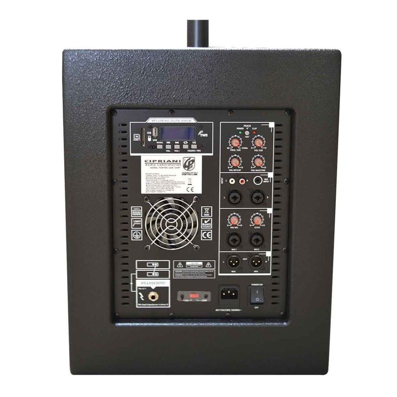 SISTEMA ARRAY SUB12+4 SATS 550W RMS 1500W MAX C/ATRIL CIPRIANI-2