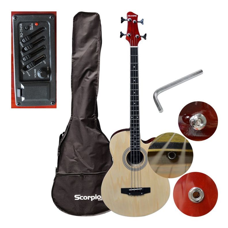 BAJO ELECTROACÚSTICO NATURAL MOD.MB-812/N SCORPION-2