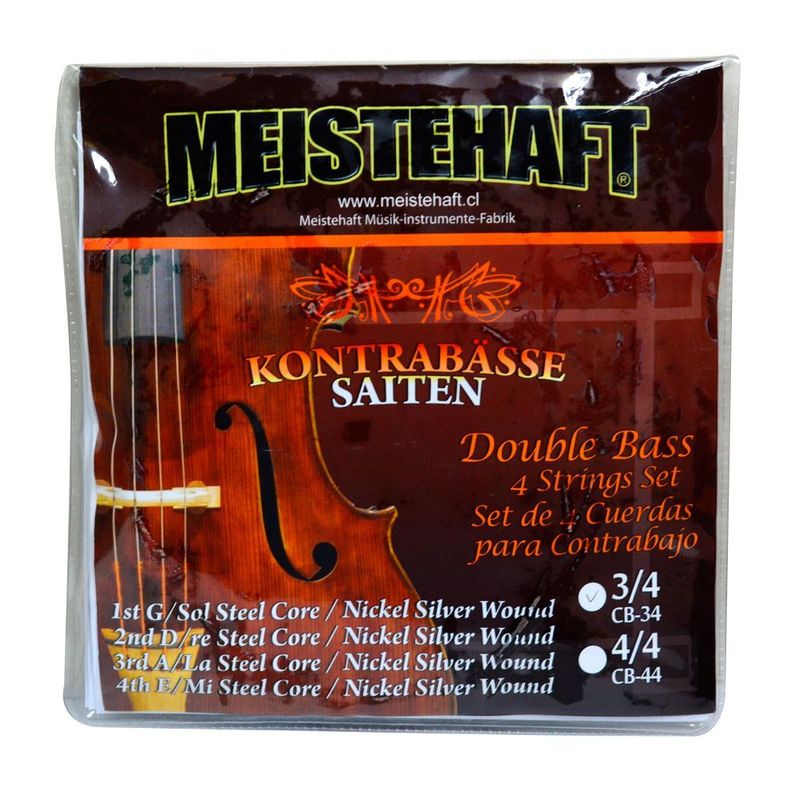 SET DE CUERDAS PARA CONTRABAJO 3/4 MEISTEHAFT-0