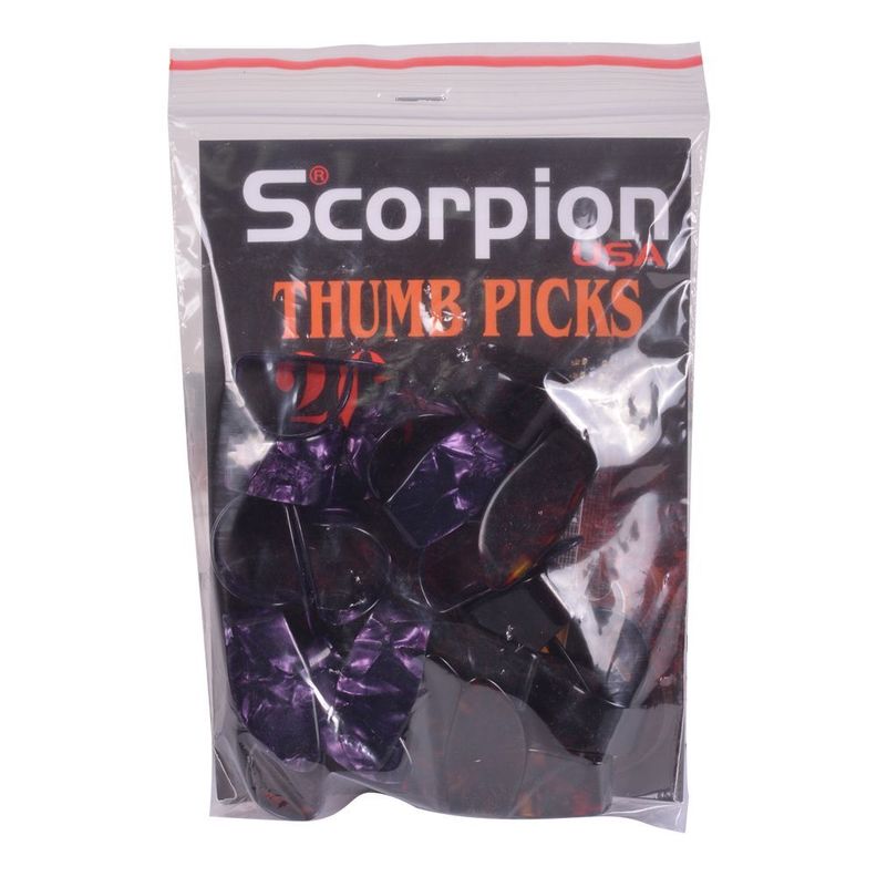 SET 12PCS UÑETA DEDAL THUMB SCORPION-0