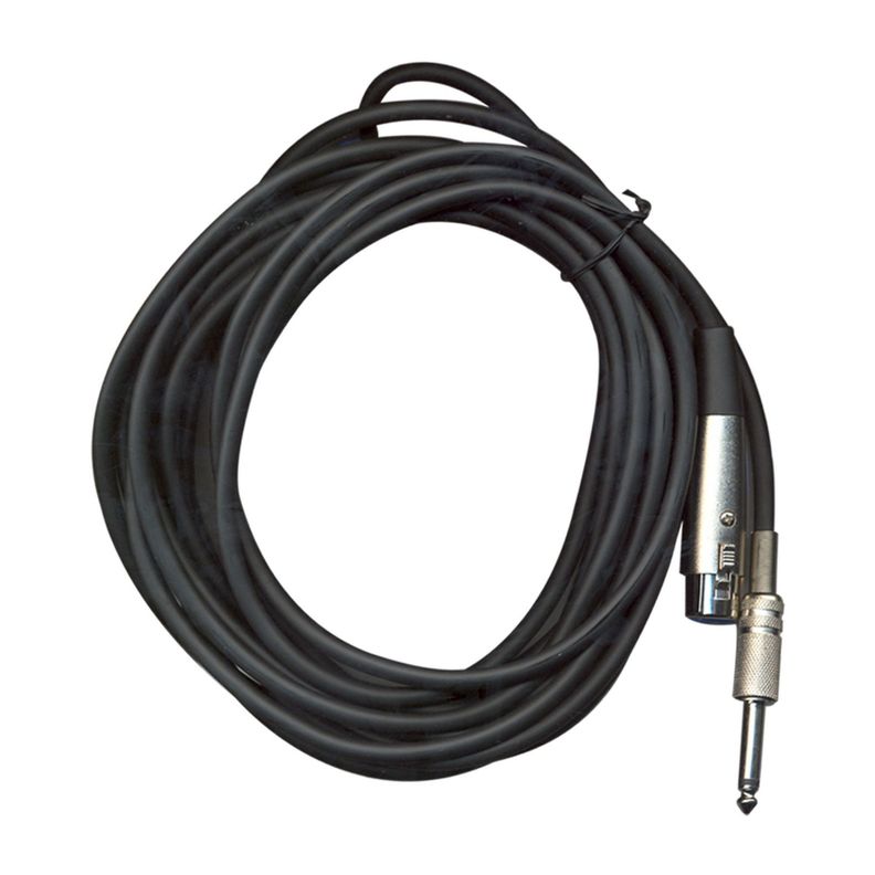 CABLE MICROFONO A3F-PLUG 6,3MM 20FT-6MTS MC-84 MEKSE-0