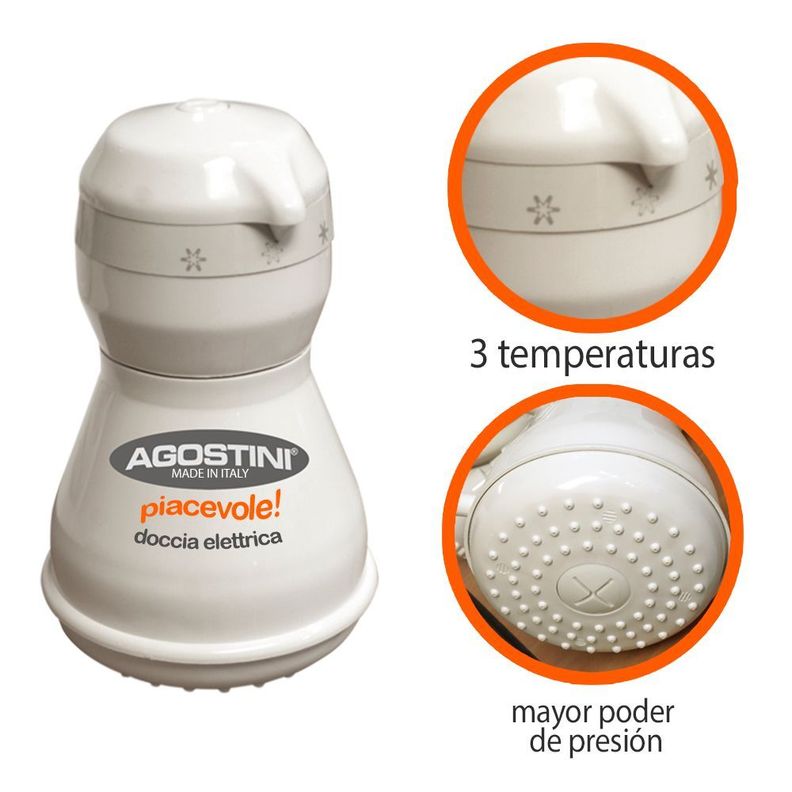 DUCHA ELECTRICA 3 POSICIONES 220V - 5800W AGOSTINI-1