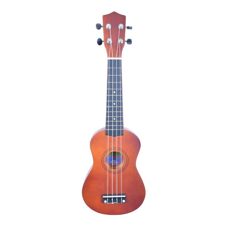 UKELELE NATURAL OSCURO MOD.KEANA 2 CON FUNDA SCORPION-0