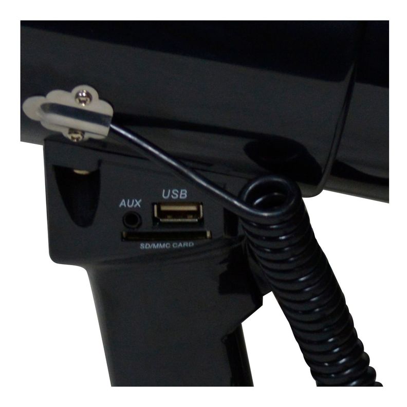 MEGAFONO 50W NEGRO CON BLUETOOTH PYM-181AU/BK POLYVOX-6