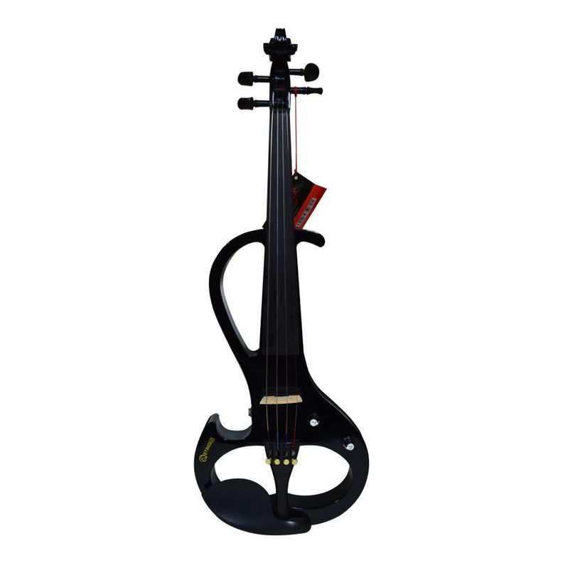 VIOLIN ELECTRICO NEGRO CON ESTUCHE MOD.THREE ETINGER-1
