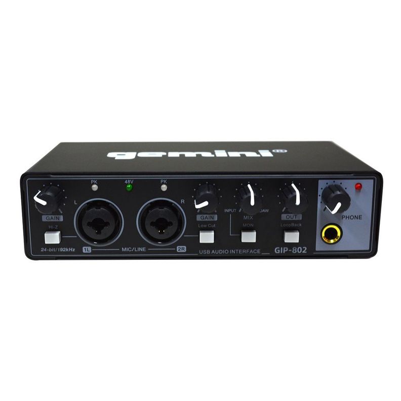 INTERFAZ DE AUDIO PRE AMPLIFICADO 2 CANALES-USB C/PHANTOM GEMINI-0