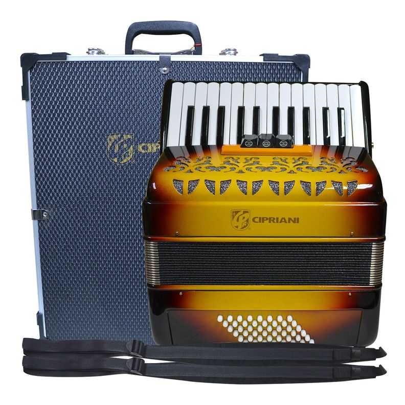 ACORDEON 48 BAJOS 3 REGISTROS SUNBURST CPA-48-3SB CIPRIANI-0