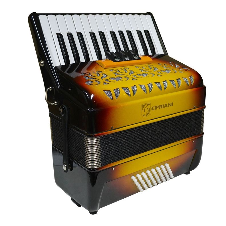 ACORDEON 48 BAJOS 3 REGISTROS SUNBURST CPA-48-3SB CIPRIANI-2