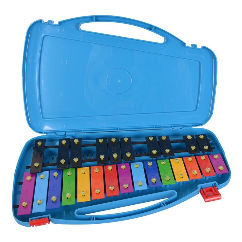 METALOFONO CROMÁTICO 25 NOTAS PBL COLOR - AZUL RMX-0