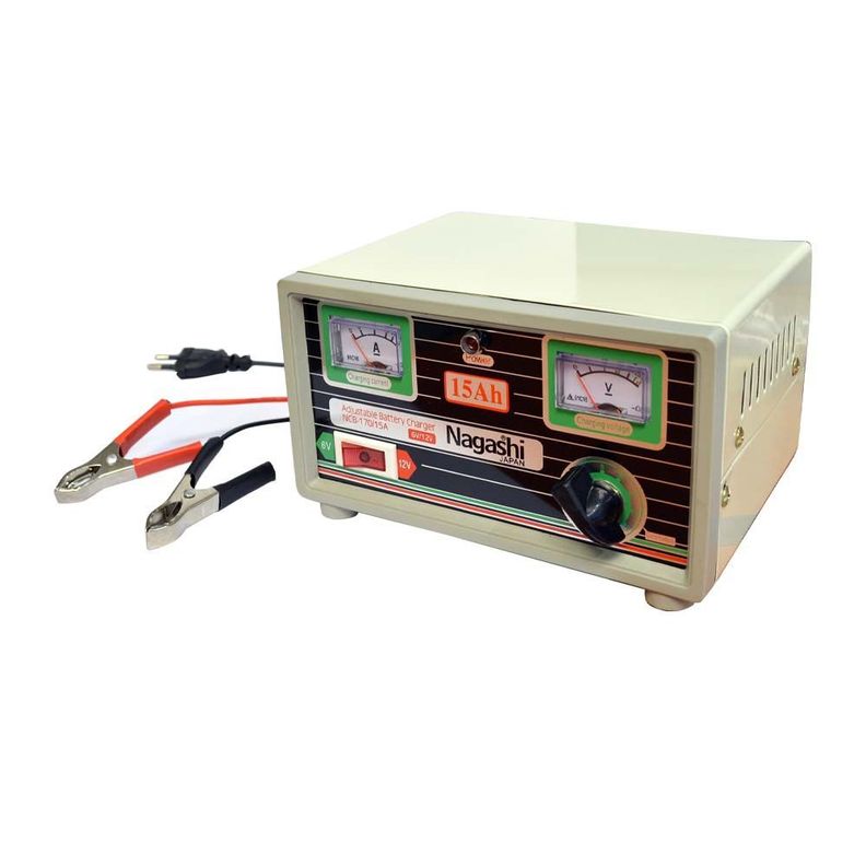 CARGADOR DE BATERIA 6V/12V NCB-170/15A NAGASHI-0