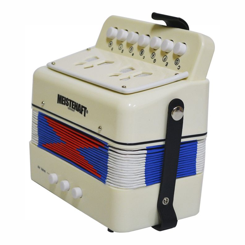 ACORDEON NIÑO 2 BAJOS BLANCA MT-2018 MEISTEHAFT-1