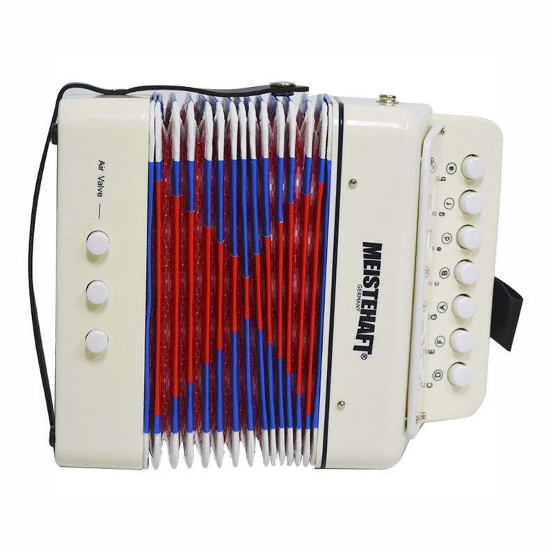 ACORDEON NIÑO 2 BAJOS BLANCA MT-2018 MEISTEHAFT-2