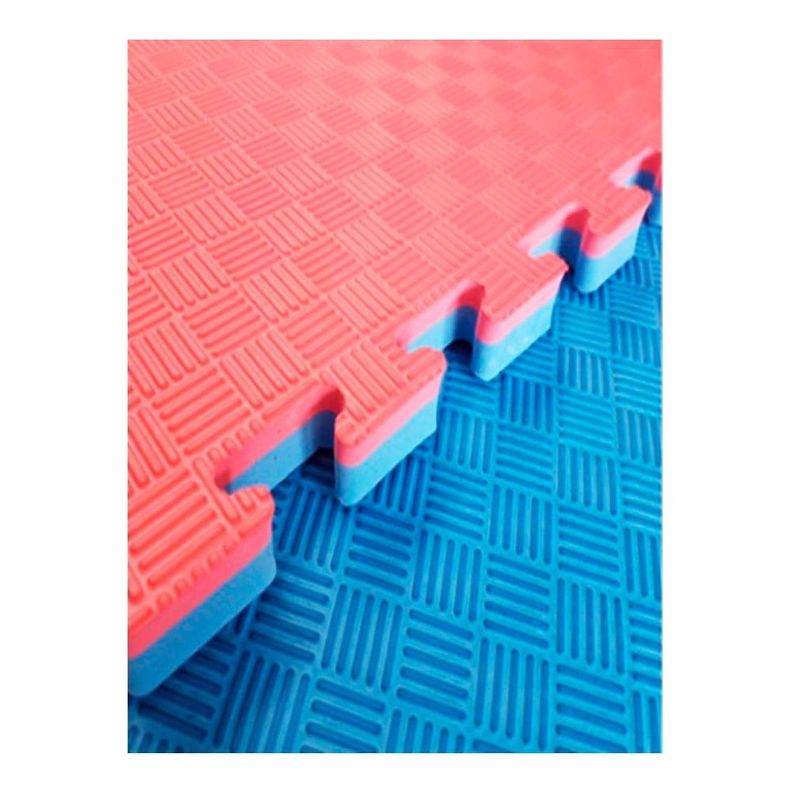 TATAMI 1MT*1MT 25MM  ROJO/AZUL CW-11CH-2    -1