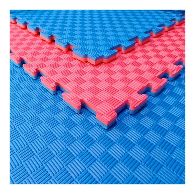 TATAMI 1MT*1MT 25MM  ROJO/AZUL CW-11CH-2