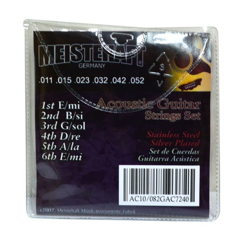 SET CUERDAS PARA GUITARRA ACÚSTICA MOD.AC-10 MEISTEHAFT-1