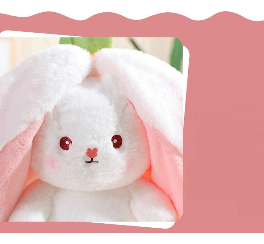 Conejo Peluche Transformable - Rosado - Fresa-5