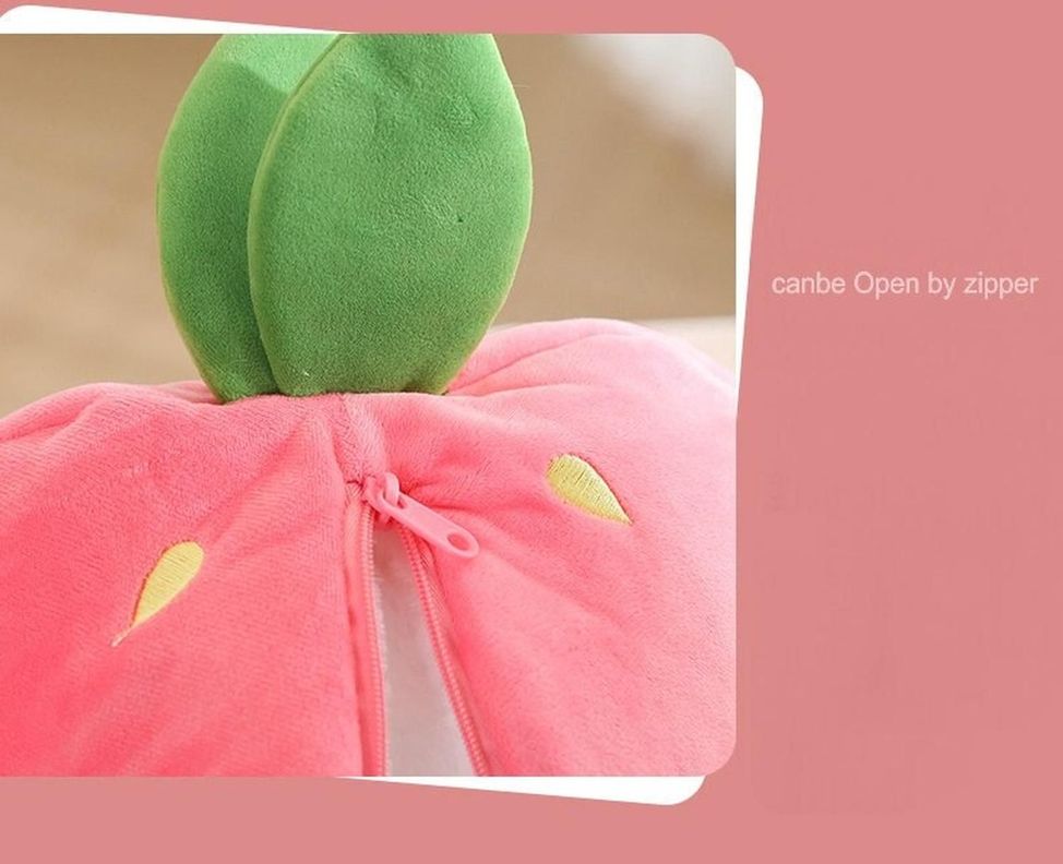 Conejo Peluche Transformable - Rosado - Fresa-6
