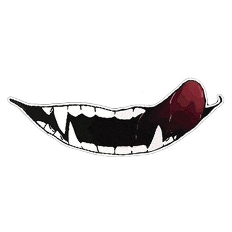 1 Sticker Casco Moto - Venom - Lengua - Grande-0