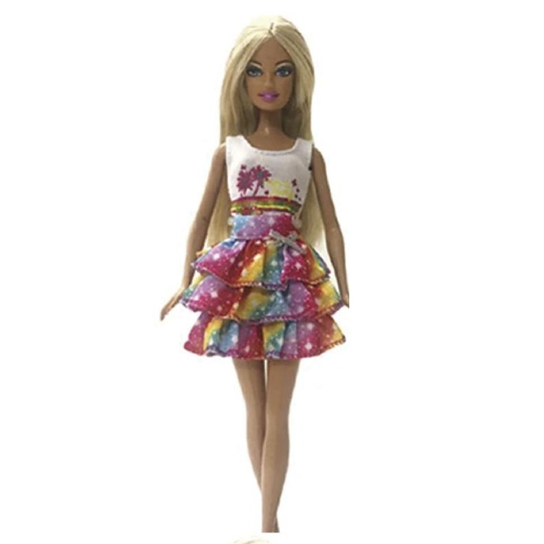 Ropa para Muñeca - Vestido Multicolor 2-0
