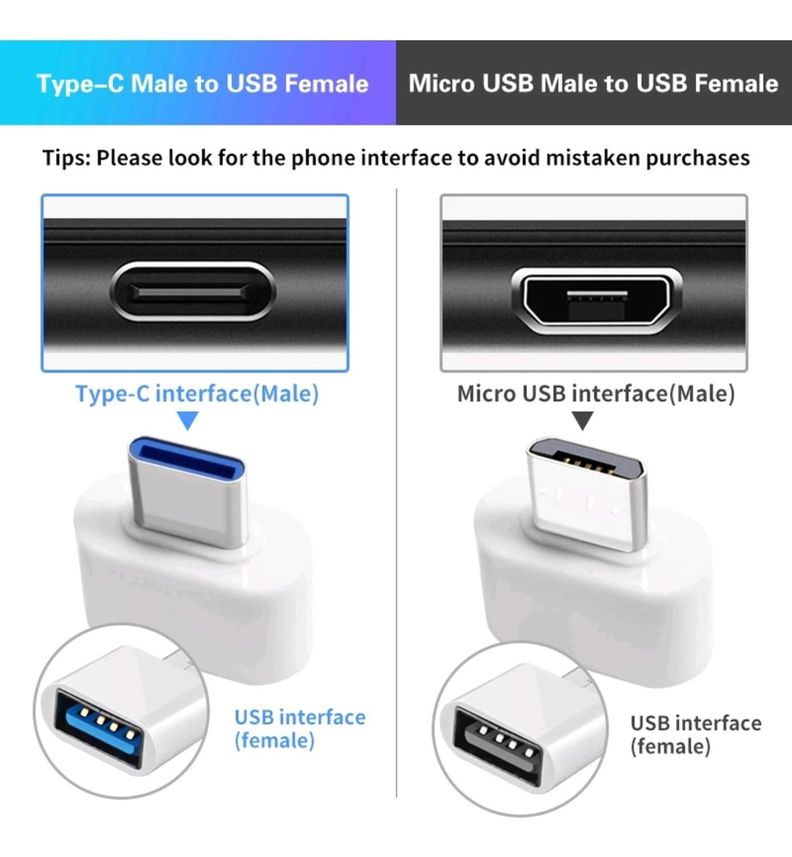 25 Un. Adaptador Usb 3.0 A Otg Para Celulares Y Notebooks-5