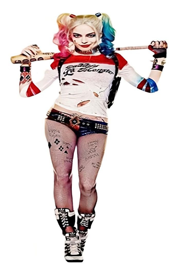 Tatoo Harley Quinn - Cosplay - Disfraz - Versión 1 - Pequeño-4