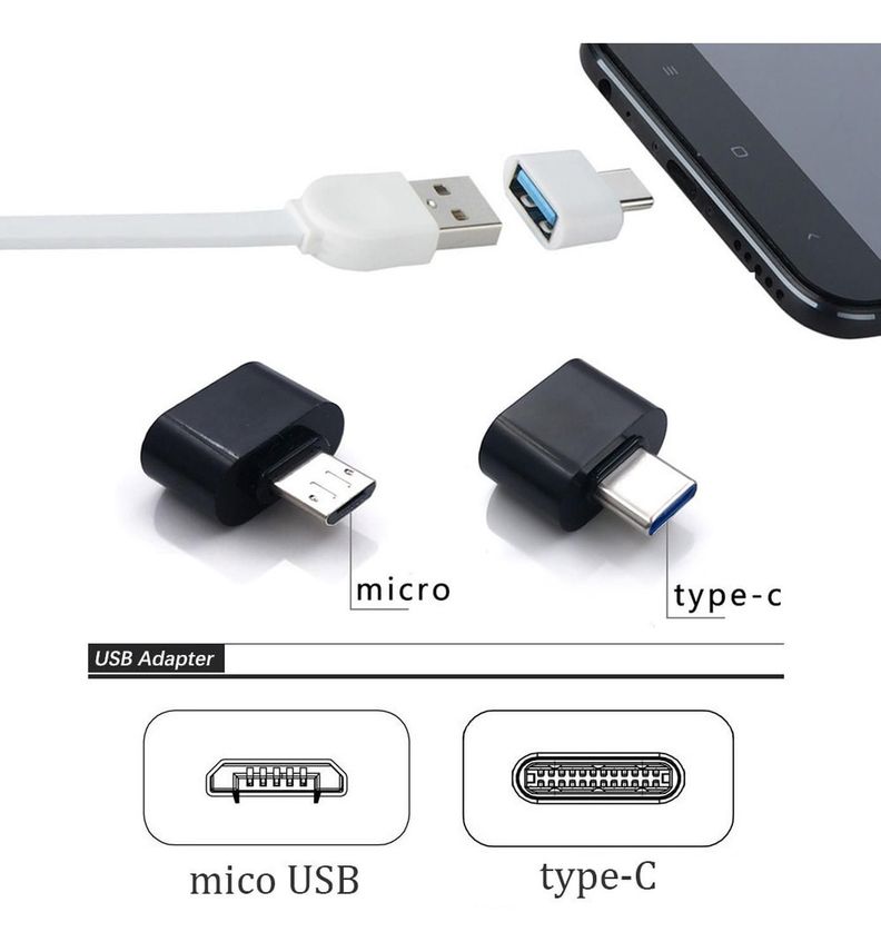 4 Un. Adaptador Usb 3.0 A Tipo C Para Celulares Y Notebooks-2