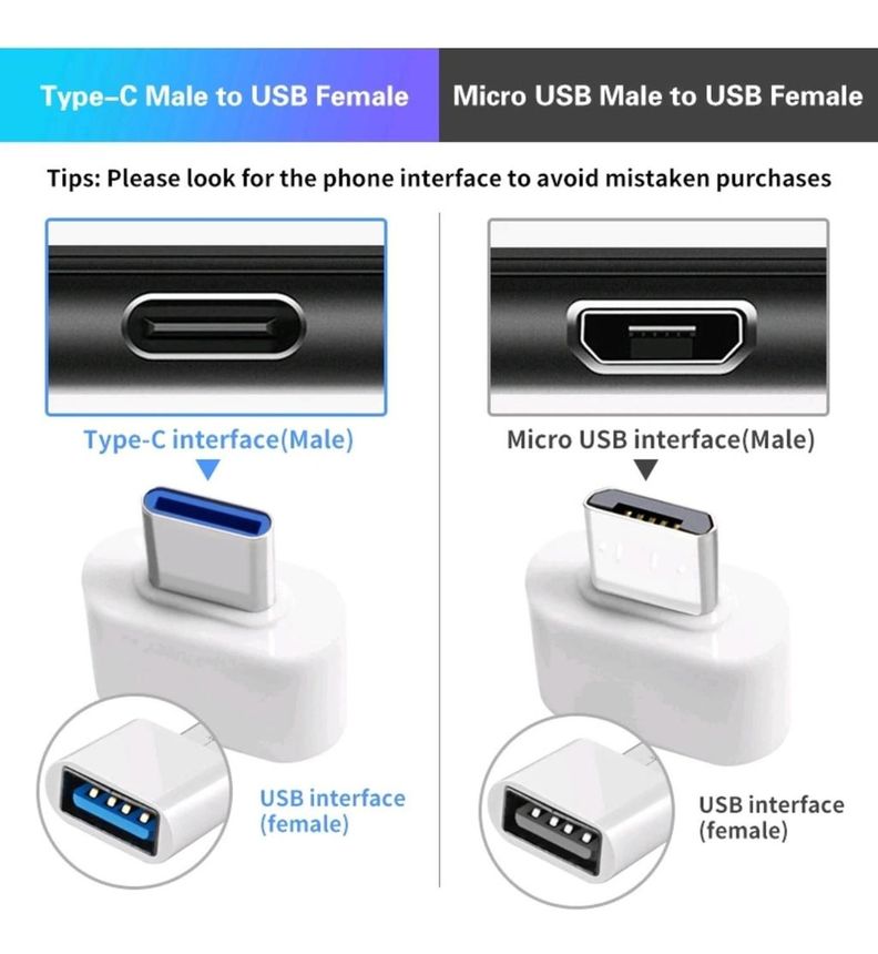 4 Un. Adaptador Usb 3.0 A Tipo C Para Celulares Y Notebooks-3