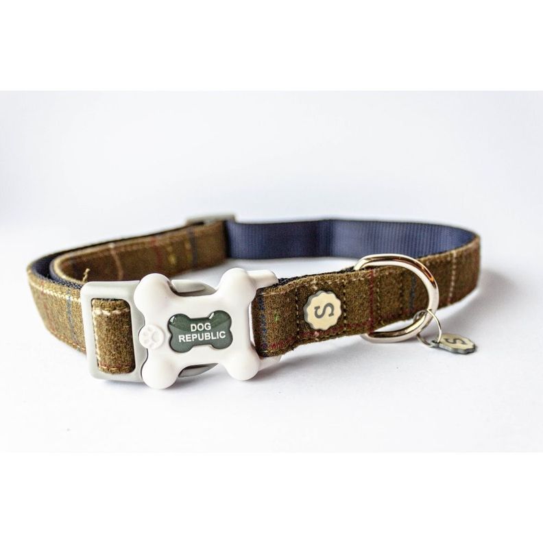 Collar Verde Ingles Talla L-0