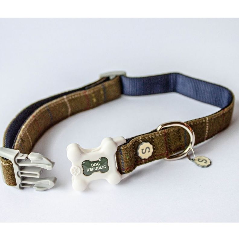 Collar Verde Ingles Talla L-2