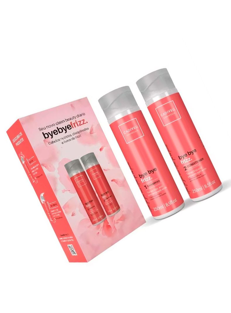 Kit Bye Bye Frizz Cabello Rebelde Y Encrespado Cadiveu 250ml-1