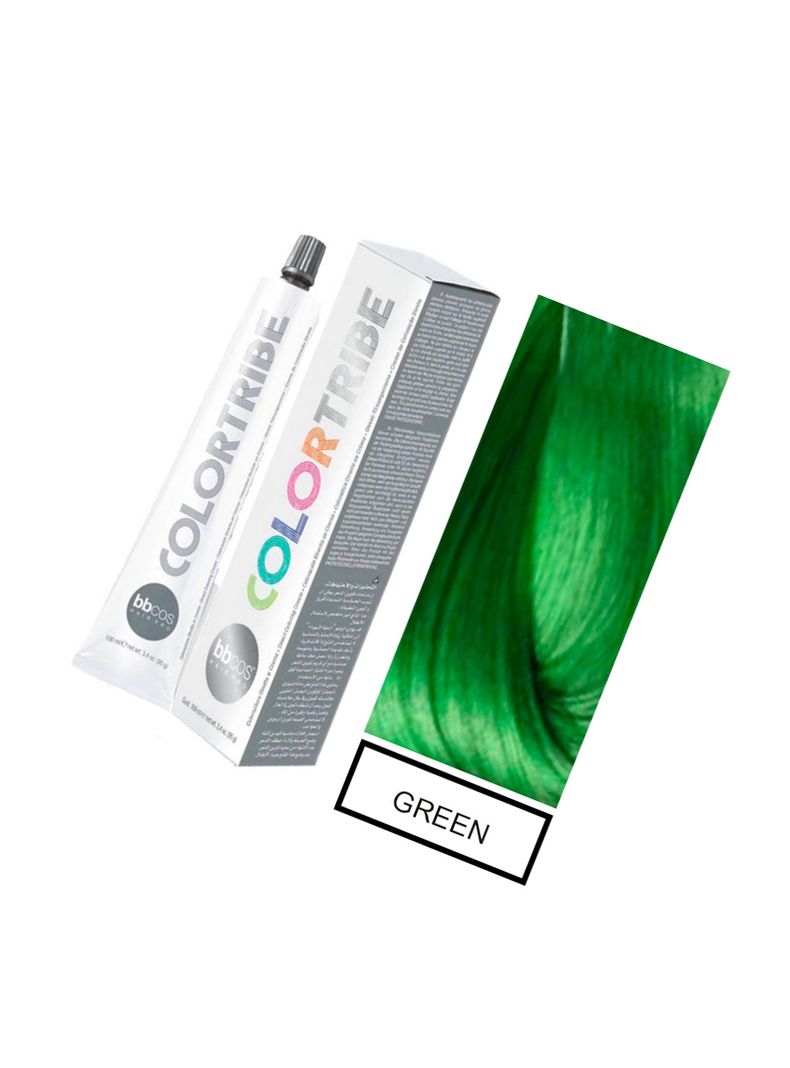 Tintura Fantasía Colortribe BBcos Tono Verde 100ml-1