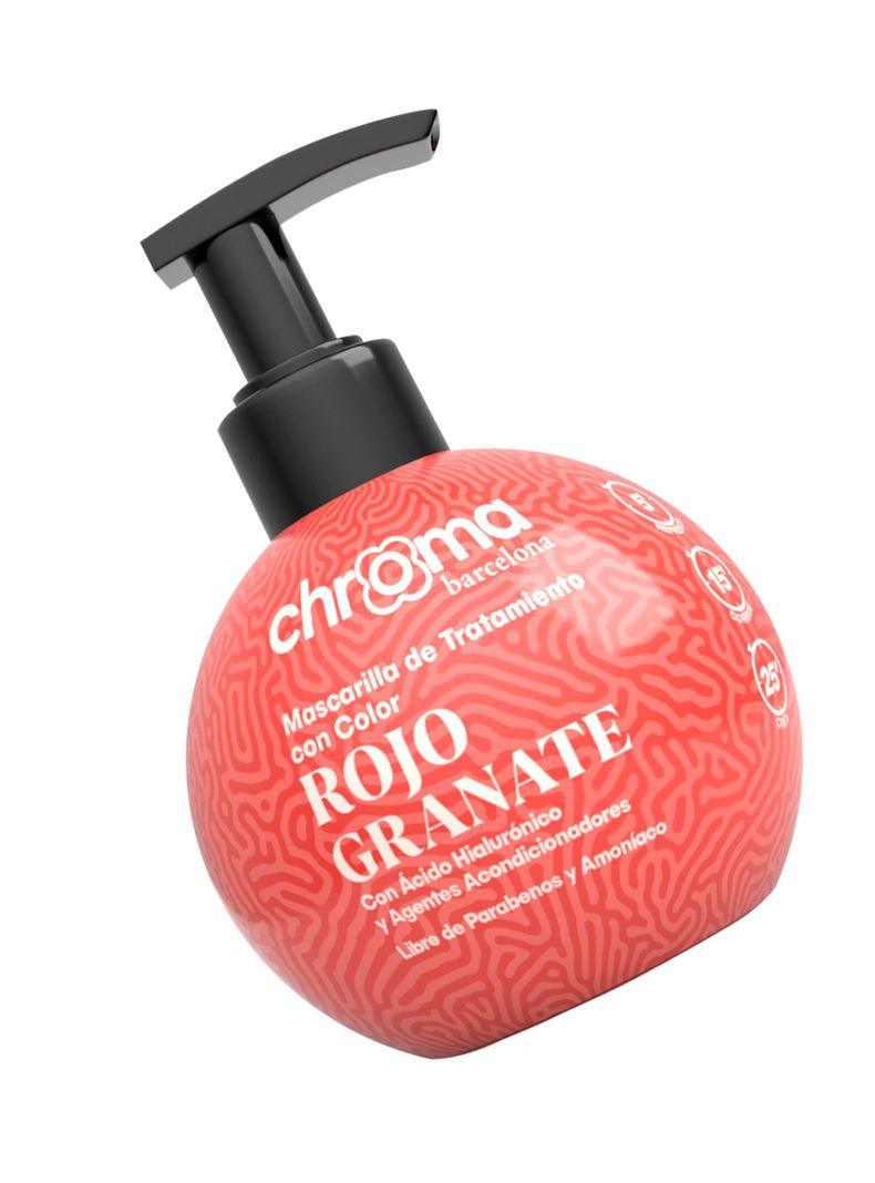 Chroma Barcelona Matizador Semi Permamente Rojo Granate 250 Ml-1