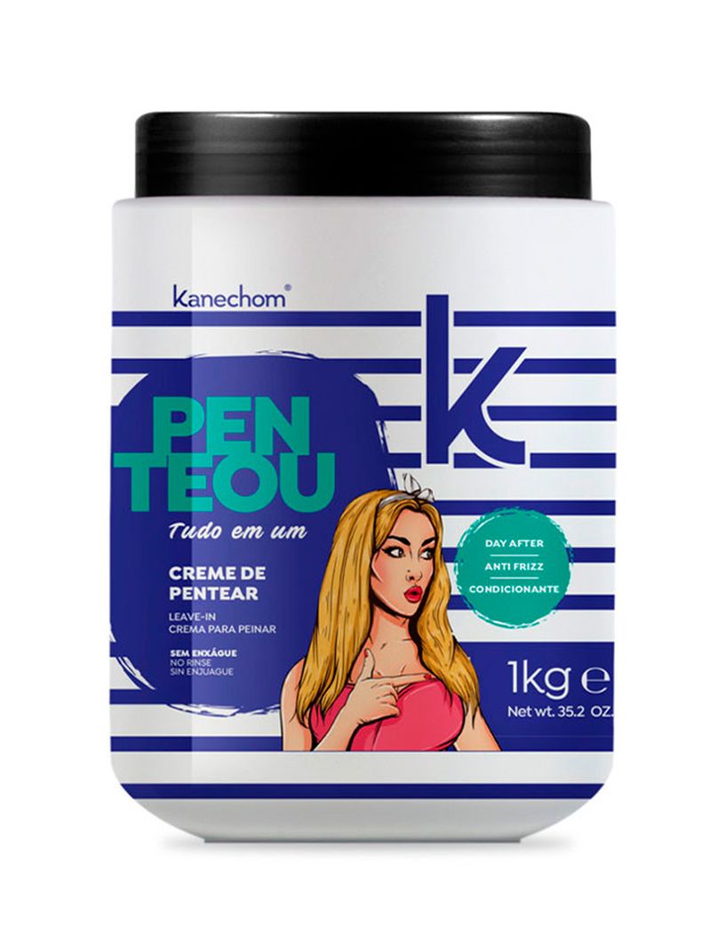 Crema De Peinar Antifrizz Penteou Kanechom 1000 G-0