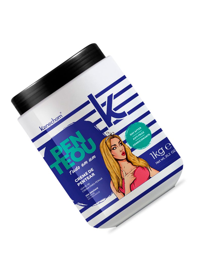 Crema De Peinar Antifrizz Penteou Kanechom 1000 G-1
