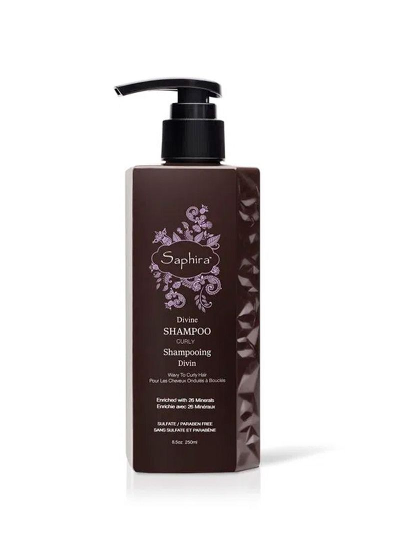Shampoo Hidratante Mineral Para Cabello Rizado Saphira 250ml-0