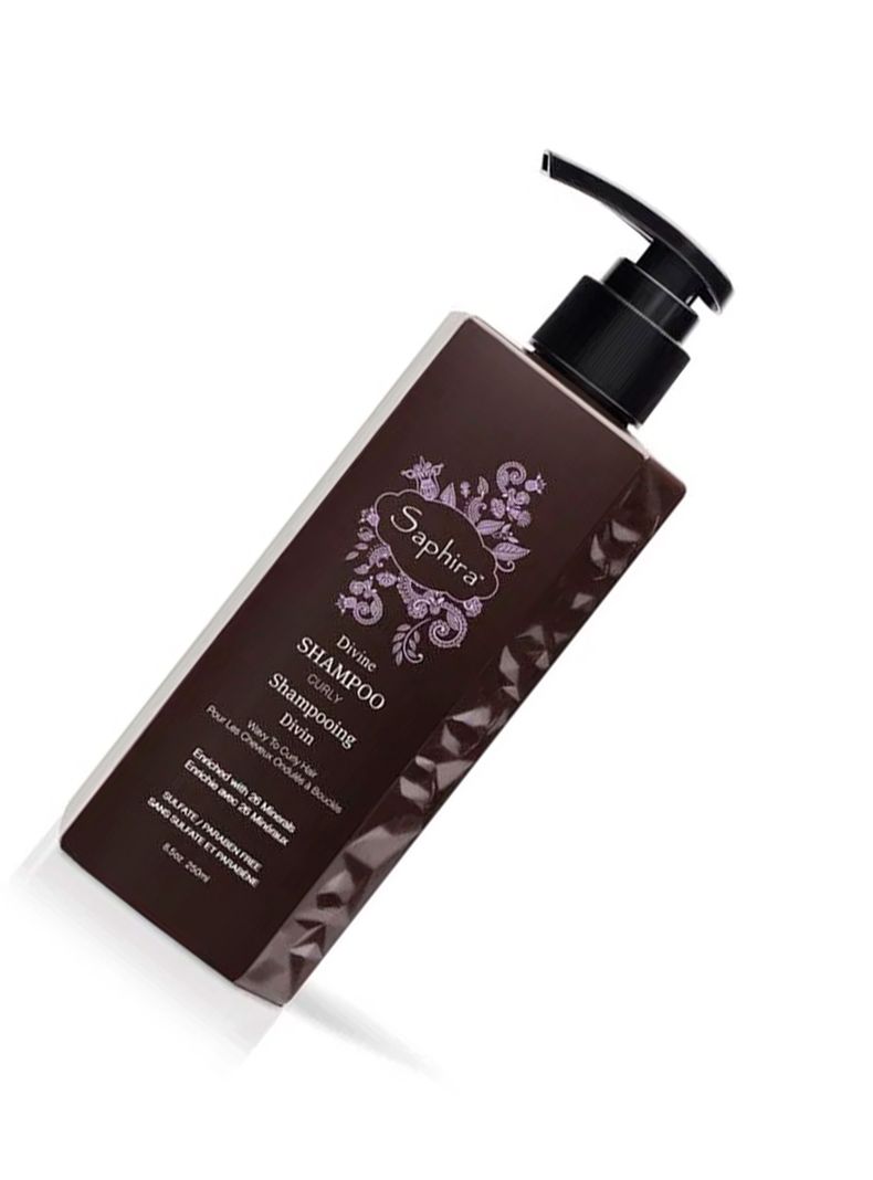 Shampoo Hidratante Mineral Para Cabello Rizado Saphira 250ml-1