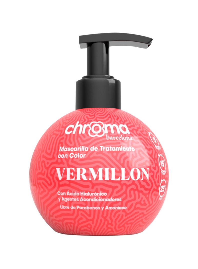 Chroma Barcelona Matizador Semi Permamente Vermillon 250 Ml-0